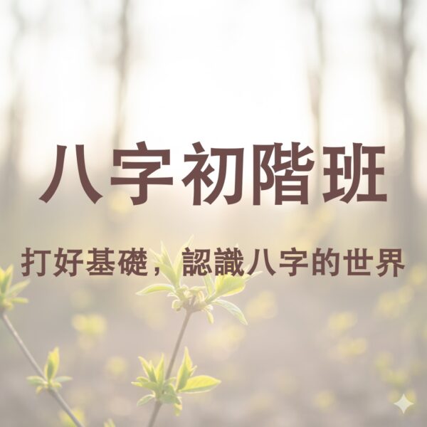 八字初階班